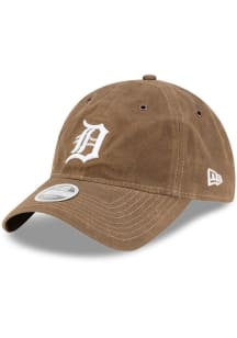 New Era Detroit Tigers Brown Waxed Cotton 9TWENTY Womens Adjustable Hat