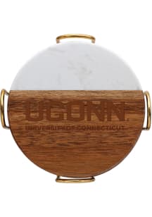 UConn Huskies Marble Coaster - White