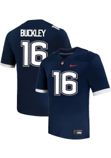 Drew Buckley  Nike UConn Huskies Navy Blue NIL Name And Number Football Jersey