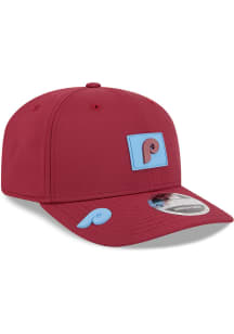 New Era Philadelphia Phillies 2026 Clubhouse 9SEVENTY Stretch Snap Adjustable Hat - Maroon