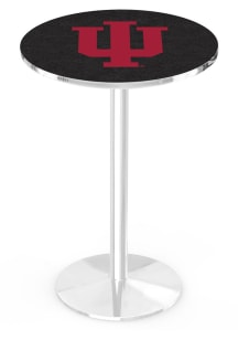 Indiana Hoosiers Chrome Round Base Pub Table