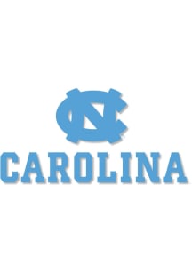 North Carolina Tar Heels 5 inch Auto Static Cling Decal - Light Blue