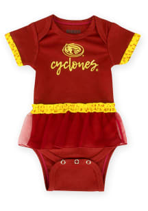 Iowa State Cyclones Baby Cardinal Sylvia Short Sleeve One Piece