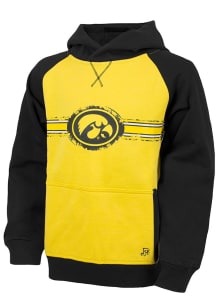 Iowa Hawkeyes Youth Black Lane Long Sleeve Hoodie