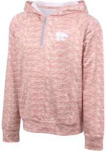 K-State Wildcats Girls Blue Susan LS Tops Qtr Zip