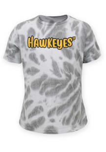 Iowa Hawkeyes Girls White Irma Short Sleeve Tee