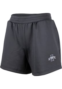 Iowa State Cyclones Womens Black Scuba Knit Shorts