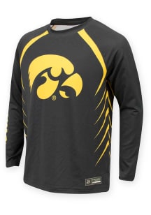 Iowa Hawkeyes Youth Black Gianni Long Sleeve T-Shirt