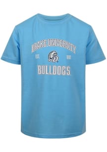 Drake Bulldogs Toddler Blue Slate Short Sleeve T-Shirt