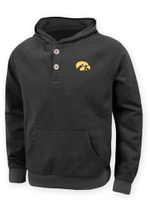Iowa Hawkeyes Youth Black Gast Long Sleeve Hoodie