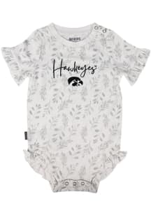 Iowa Hawkeyes Baby Black Hali Short Sleeve One Piece
