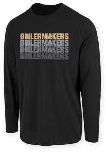 Purdue Boilermakers Black Felix Long Sleeve T Shirt