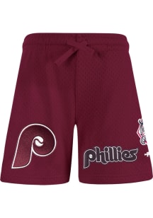 Pro Standard Philadelphia Phillies Youth Maroon Chenille Shorts
