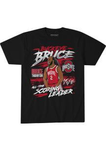 Bruce Thornton Ohio State Buckeyes Black Ohio St All-Time MBB Scoring Record Short Sleeve Fashion..