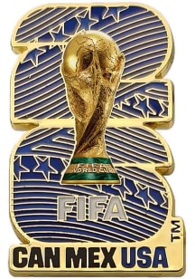 FIFA Souvenir Logo Pin - White