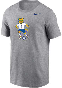 Nike Pitt Panthers Grey Soccer Roc Core Short Sleeve T Shirt