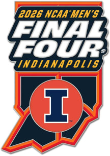Illinois Fighting Illini Souvenir 2026 NCAA Final Four Bound Pin - Black