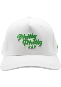 Philadelphia Philly Philly Dad Performance 5-Panel Adjustable Hat - White