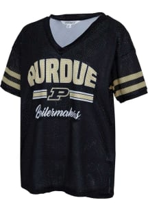 Purdue Boilermakers Womens Kickoff Fashion Football Jersey - Black