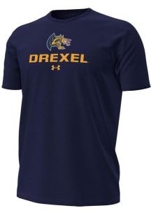 Under Armour Drexel Dragons Navy Blue Performance Short Sleeve T Shirt