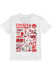 Vive La Fete Canada National Team Youth White Ian Short Sleeve T-Shirt