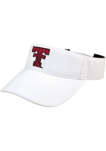 LogoFit Texas Tech Red Raiders Mens White Slice Adjustable Visor