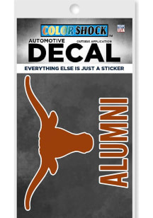 Texas Longhorns Alumni Auto Decal - Burnt Orange
