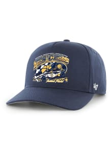 47 Indiana Pacers Screen Graphic Hitch Adjustable Hat - Navy Blue