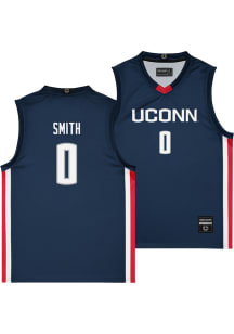 Malachi Smith  Campus Ink UConn Huskies Youth NIL Navy Blue Basketball Jersey