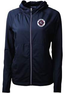 Cutter and Buck New England Revolution Womens Navy Blue Adapt Eco Light Weight Jacket