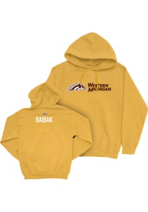 Lily Baibak Western Michigan Broncos Mens Gold NIL Sideline Player Hood