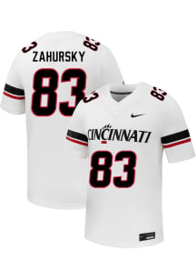 Devyn Zahursky  Nike Cincinnati Bearcats White Football NIL Name And Number Football Jersey