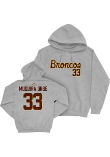 Nile Muguira Orbe Western Michigan Broncos Mens Grey NIL Script Player Hood