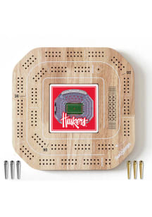 Nebraska Cornhuskers 3D Cribbage Game