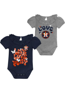 Houston Astros Baby Navy Blue Hop Base Set One Piece