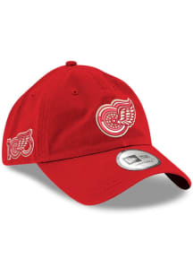 New Era Detroit Red Wings Centennial Casual Classic Adjustable Hat - Red