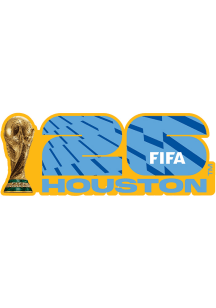 FIFA Houston Souvenir 2026 World Cup Host City Pin - Gold