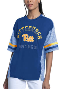 Pitt Panthers Womens Blue Off Season Short Sleeve T-Shirt