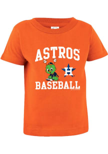 Orbit Houston Astros Infant Arched Wordmark Short Sleeve T-Shirt Orange