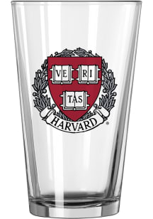 Harvard Crimson 16oz Flipside Pint Glass - White