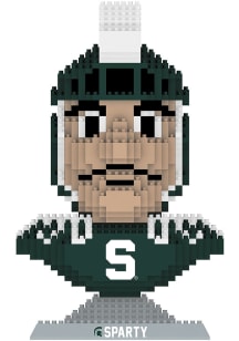 Michigan State Spartans 3D Mascot Bust Building Blocks