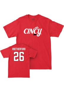 Cam "Deebo" Roetherford Cincinnati Bearcats Red NIL Legacy Short Sleeve Player T Shirt