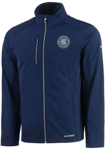Cutter and Buck New York City FC Mens Navy Blue Evoke Light Weight Jacket