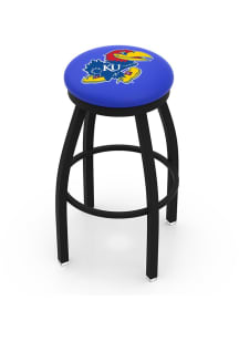 Kansas Jayhawks Black Pub Stool - Black
