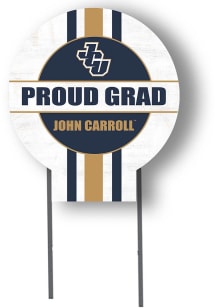 John Carroll Blue Streaks KH Sports Fan 20x20 Circle Yard Sign with Stakes Proud Grad Yard Sign -..