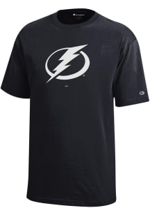 Champion Tampa Bay Lightning Youth Black Core Short Sleeve T-Shirt