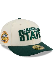 New Era Michigan State Spartans Mens White March Madness 59FIFTY Fitted Hat
