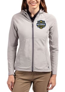 Cutter and Buck Michigan Wolverines Womens Anthracite 2026 MBB Champions Adapt Eco Light Weight Ja..