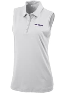 Columbia K-State Wildcats Womens White Heat Seal Tend the Ball Tank Top