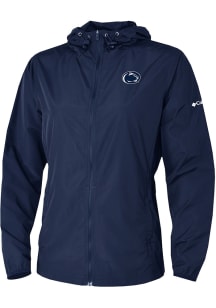 Columbia Penn State Nittany Lions Womens Navy Blue Heat Seal Prodigy Light Weight Jacket
